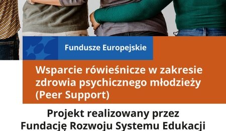 Nasza szkoła w projekcie Peer Support!